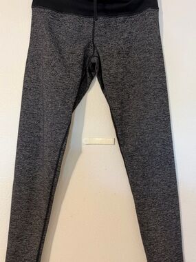 Tuff Athletics Black and Gray Heather Kids Leggings